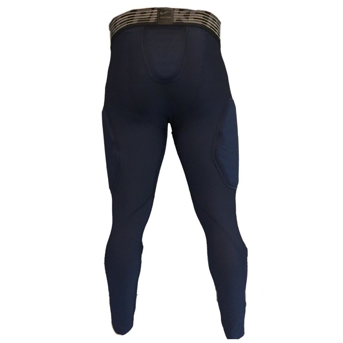 Лосіни компресійні з захистом Nike Pro Hyperstrong NBA Basketball Compression Padded 3/4 Pants Navy 881963-419, 3XL, В наявності, доставка 1-2 дні