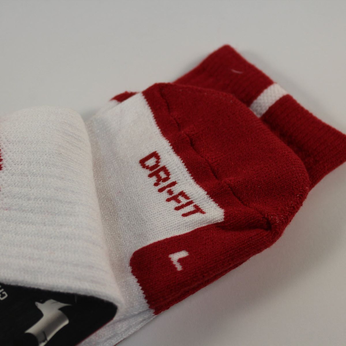 Шкарпетки баскетбольні Jordan Dri-Fit Crew Basketball Socks White Red 530977-110, XL (46-50), В наявності, доставка 1-2 дні