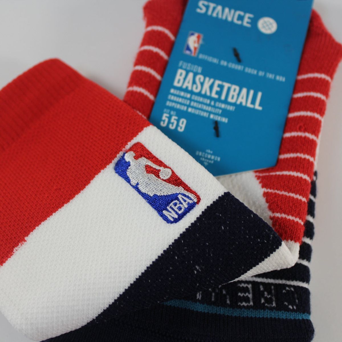 Шкарпетки баскетбольні Stance NBA Washington Wizards Core Crew Basketball Socks White M559C5CCWI-WHT, L (42-46), В наявності, доставка 1-2 дні