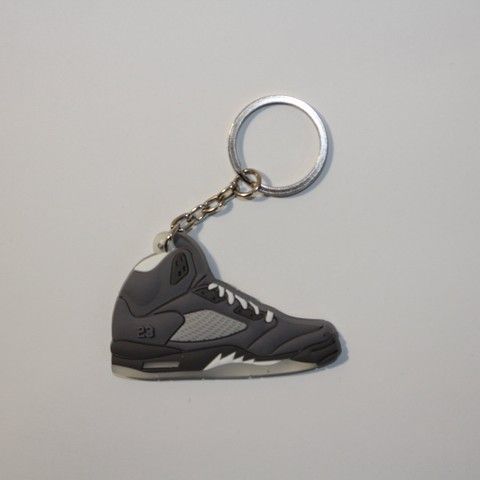 Брелок Jordan 5 Retro Grey, OneSize (універсальний), В наявності, доставка 1-2 дні