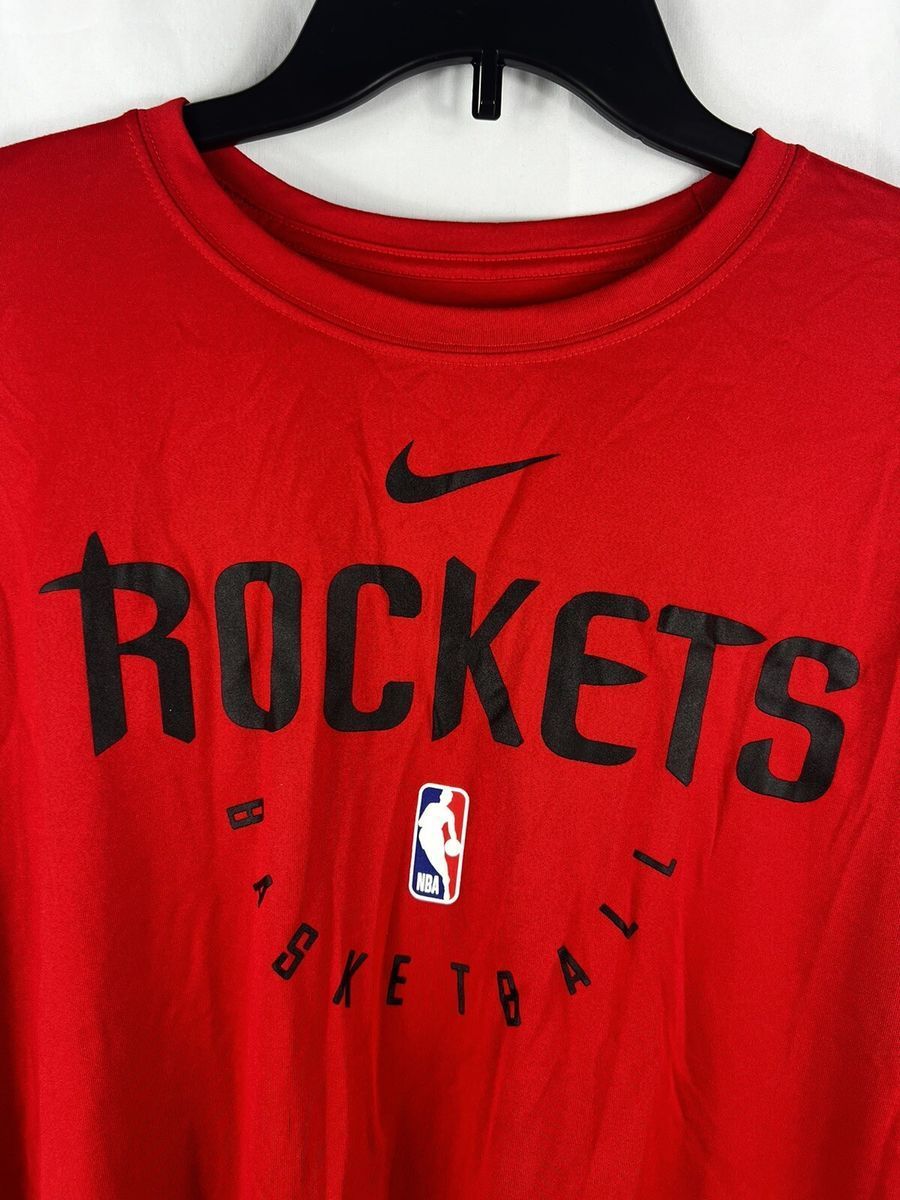 Футболка Nike NBA Houston Rockets Team Issue Practice Dri-FIT Red AR2533-657, S, В наявності, доставка 1-2 дні