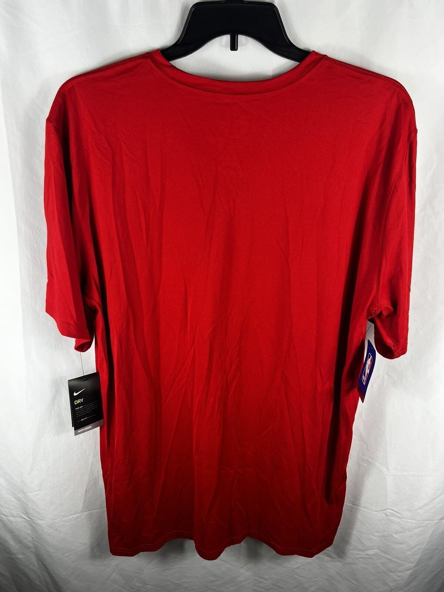 Футболка Nike NBA Houston Rockets Team Issue Practice Dri-FIT Red AR2533-657, S, В наявності, доставка 1-2 дні