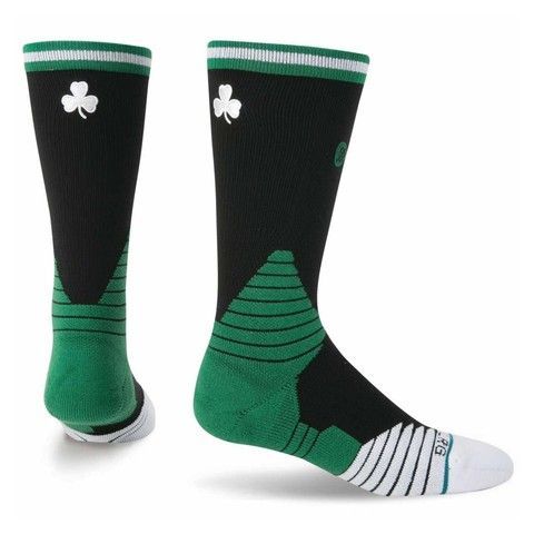 Шкарпетки баскетбольні Stance NBA Boston Celtics Logo Crew Basketball Socks Black M559C5LCCE-BLK, XL (46-50), В наявності, доставка 1-2 дні