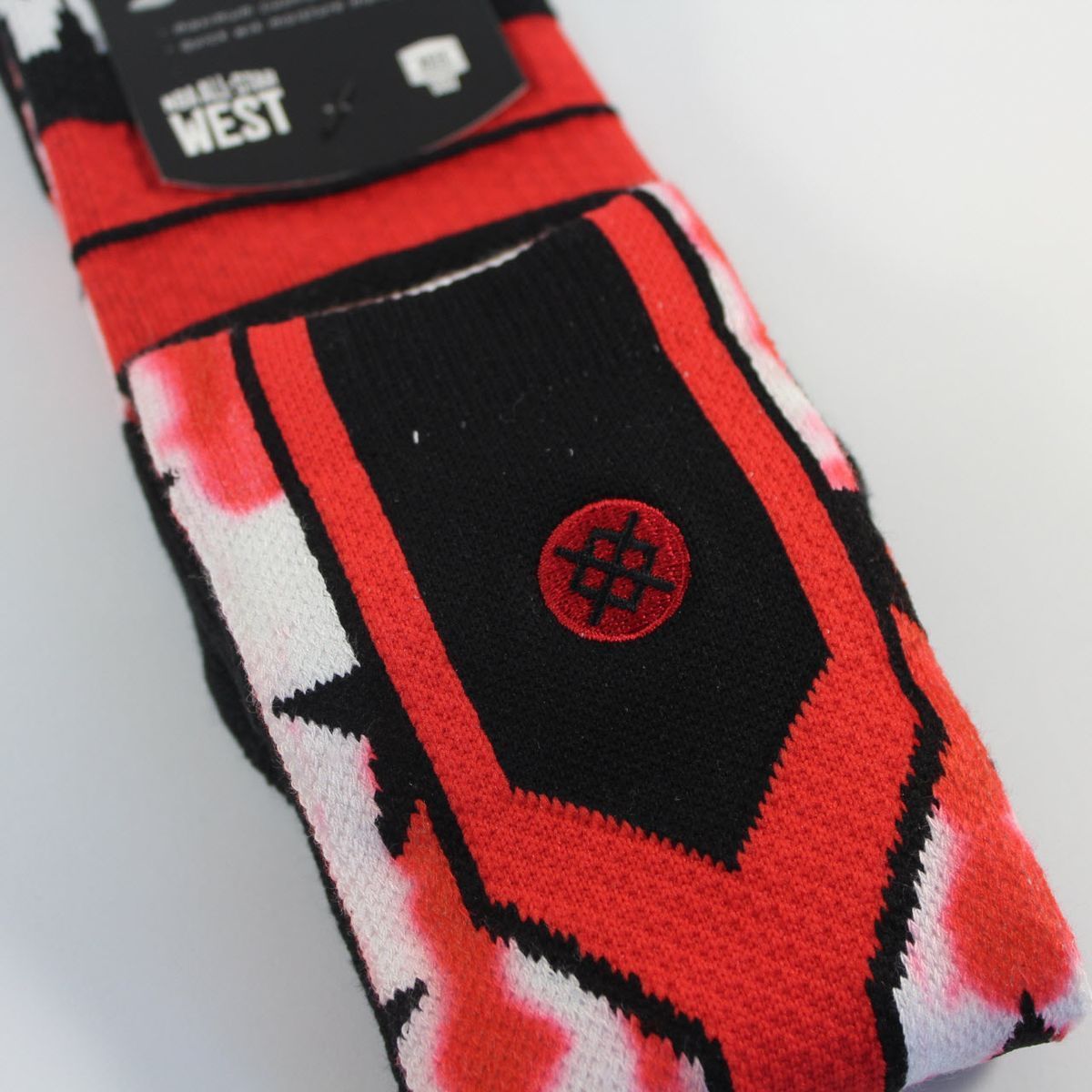 Шкарпетки баскетбольні Stance NBA All-Star West Crew Basketball Socks Black Red M9944ALW-RED, L (42-46), В наявності, доставка 1-2 дні