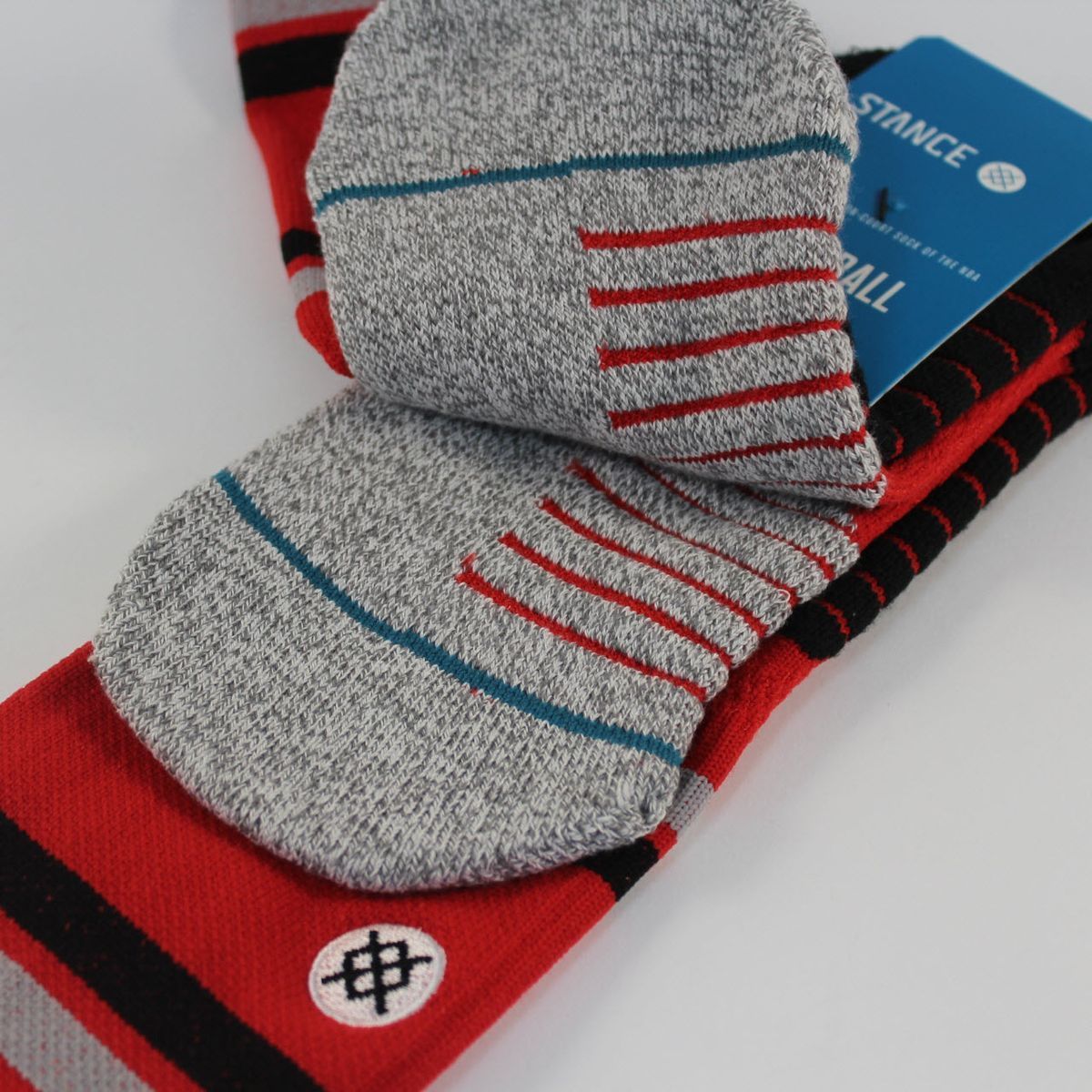 Шкарпетки баскетбольні Stance NBA Toronto Raptors Core Crew Basketball Socks Red M559C5CCRA-RED, L (42-46), В наявності, доставка 1-2 дні