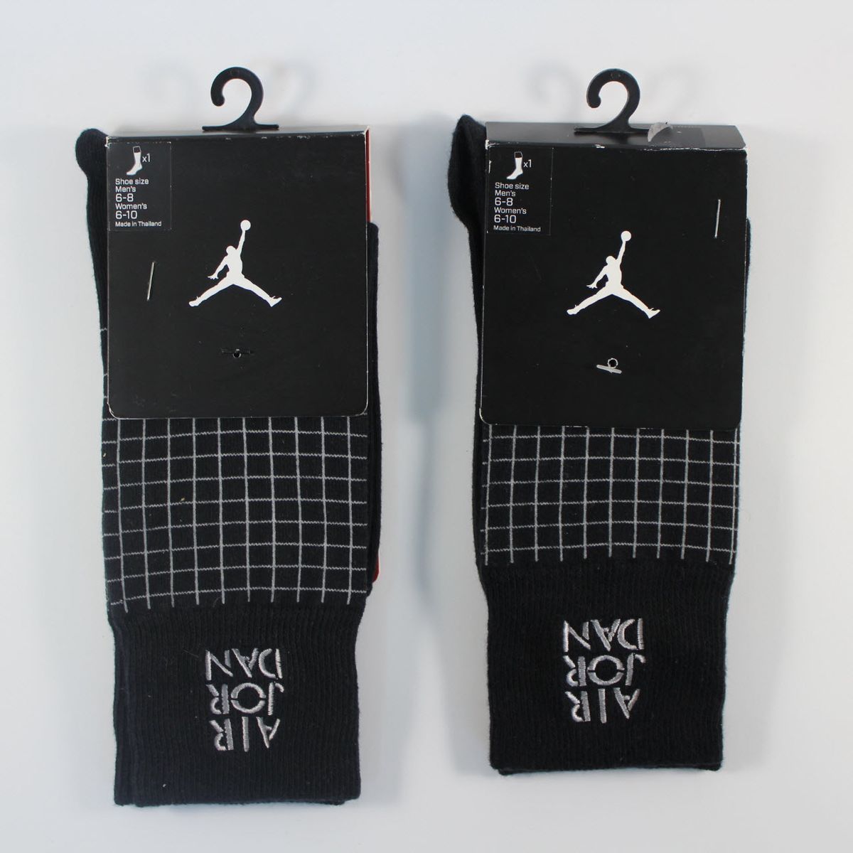 Шкарпетки Jordan Stencil Crew Socks Black 642207-010, M (38-42), В наявності, доставка 1-2 дні