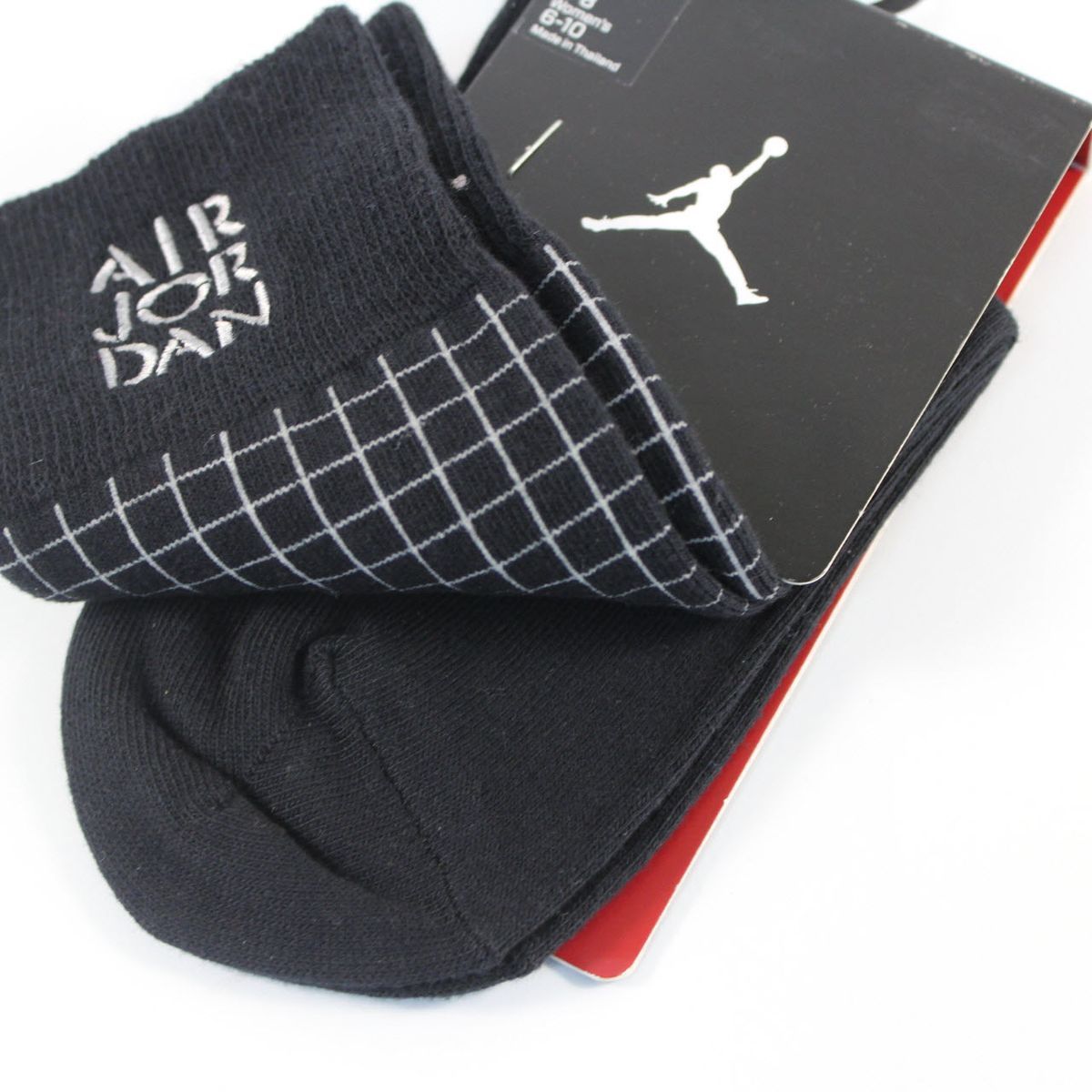 Шкарпетки Jordan Stencil Crew Socks Black 642207-010, M (38-42), В наявності, доставка 1-2 дні