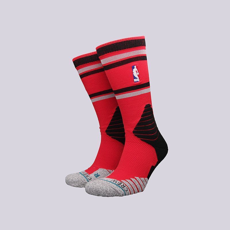 Шкарпетки баскетбольні Stance NBA Toronto Raptors Core Crew Basketball Socks Red M559C5CCRA-RED, L (42-46), В наявності, доставка 1-2 дні