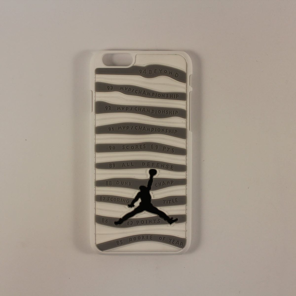Чехол для iPhone Michael Jordan Career (бело-серый), iPhone 6/6s