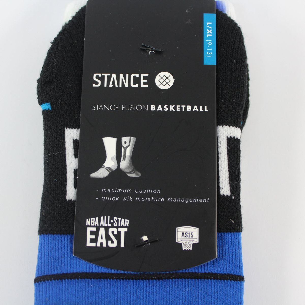 Шкарпетки баскетбольні Stance NBA All-Star East Crew Basketball Socks Black Blue M9944ALE-BLU, L (42-46), В наявності, доставка 1-2 дні