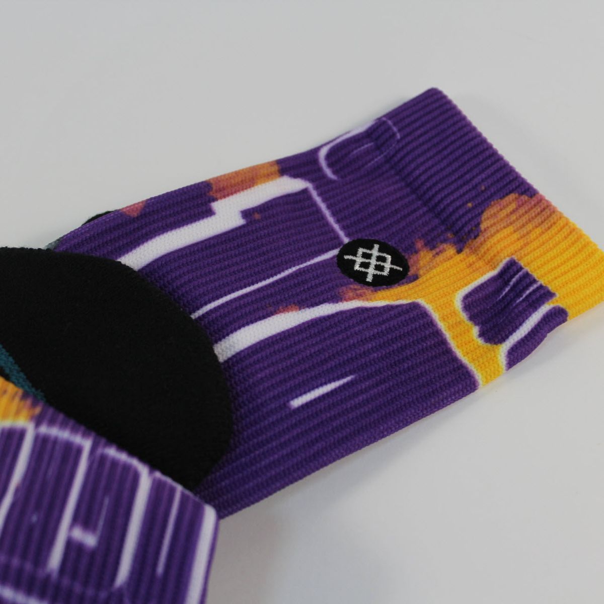 Шкарпетки баскетбольні Stance NBA Brandon Ingram Los Angeles Lakers Crew Basketball Socks Purple Yellow M559D6BRA-PUR, L (42-46), В наявності, доставка 1-2 дні