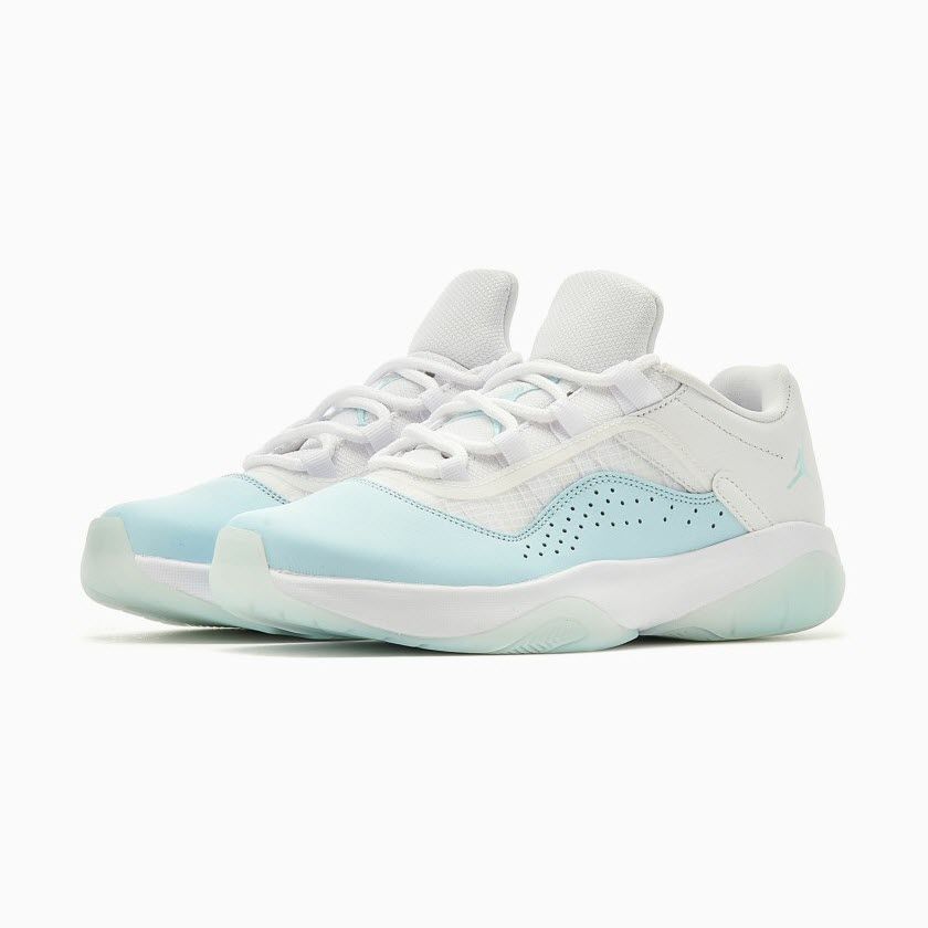 Кросівки жіночі Jordan 11 Cmft Low White Glacier Blue DV2629-100, 38.5, В наявності, доставка 1-2 дні