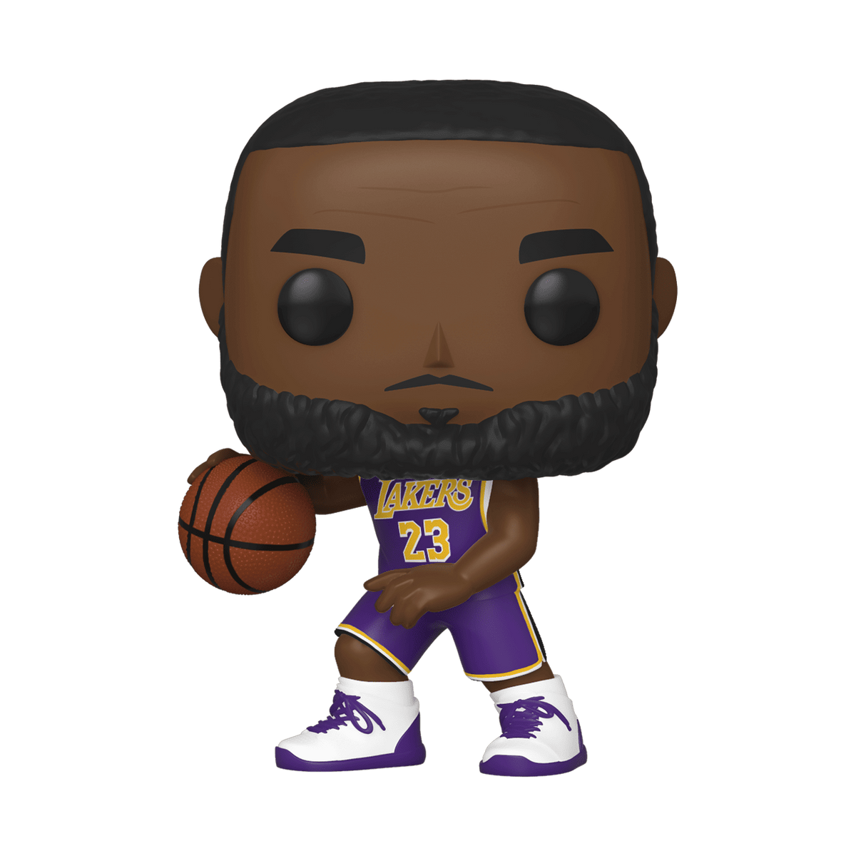 Колекційна фігурка Funko Pop NBA Lebron James #66 - Los Angeles Lakers Purple (46549), 4'' (10 см), В наявності, доставка 1-2 дні