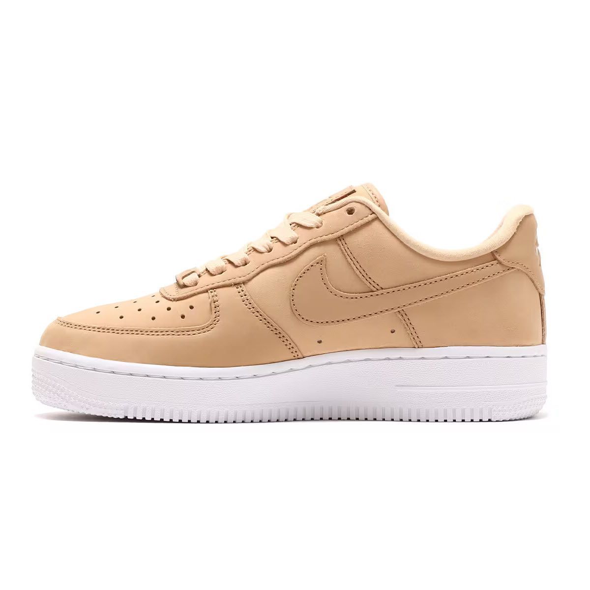 Кросівки жіночі Nike W Air Force 1 Premium MF Beige DR9503-201, 38.5, В наявності, доставка 1-2 дні