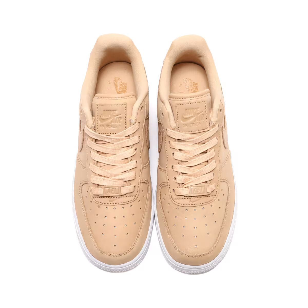 Кросівки жіночі Nike W Air Force 1 Premium MF Beige DR9503-201, 38.5, В наявності, доставка 1-2 дні