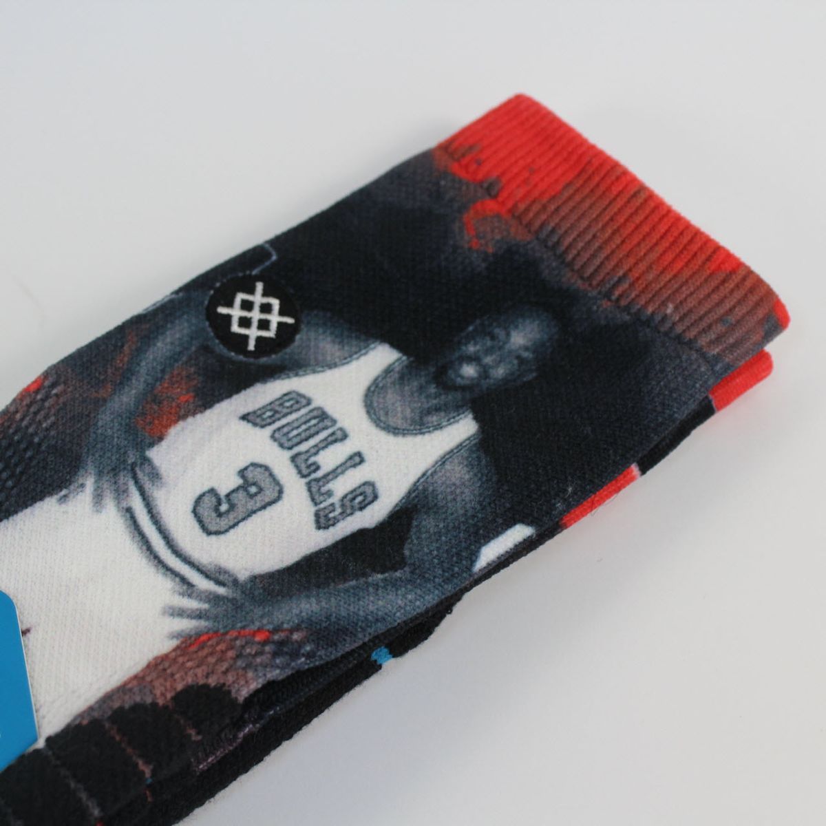Шкарпетки баскетбольні Stance NBA Dwayne Wade Chicago Bulls Crew Basketball Socks Red Black M559D6DWA-RED, L (42-46), В наявності, доставка 1-2 дні