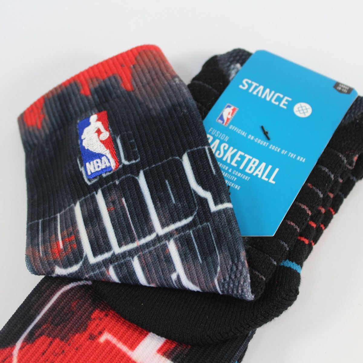 Шкарпетки баскетбольні Stance NBA Dwayne Wade Chicago Bulls Crew Basketball Socks Red Black M559D6DWA-RED, L (42-46), В наявності, доставка 1-2 дні