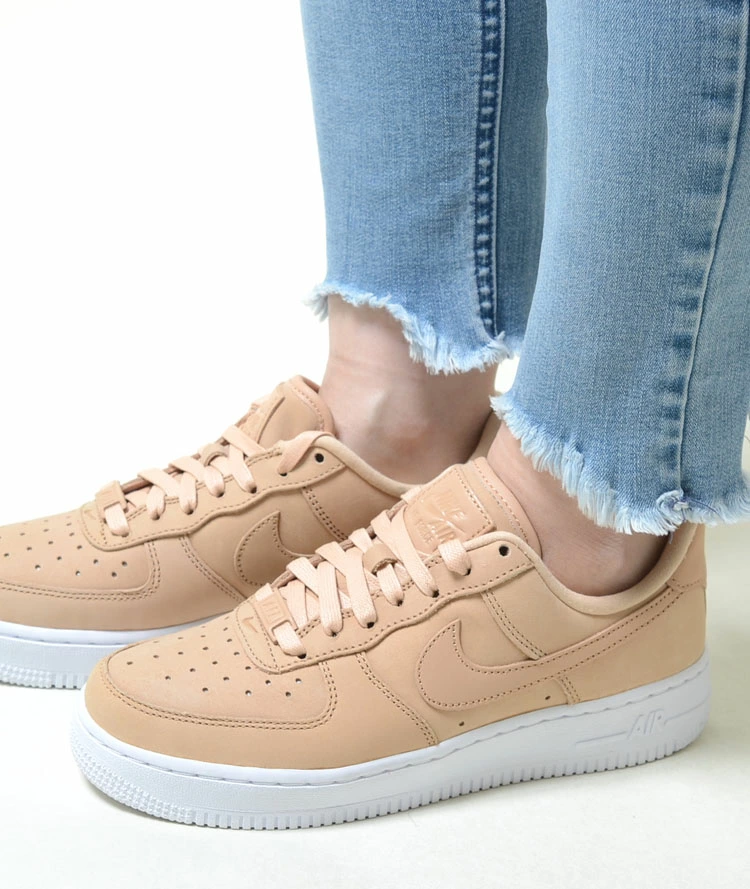 Кросівки жіночі Nike W Air Force 1 Premium MF Beige DR9503-201, 38.5, В наявності, доставка 1-2 дні