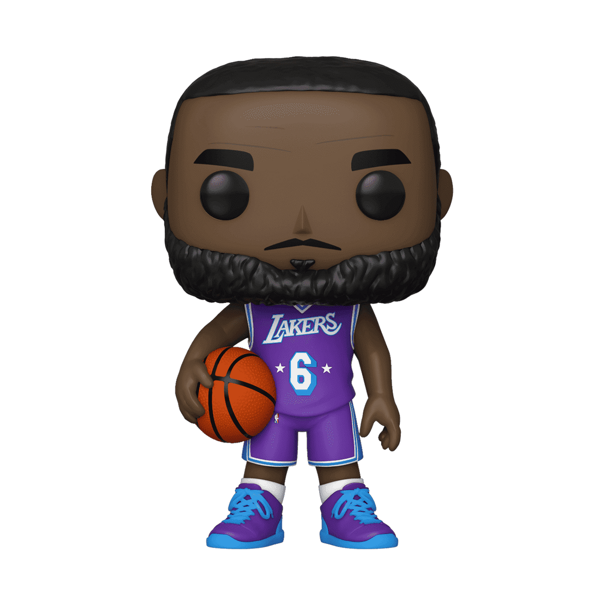Колекційна фігурка Funko Pop NBA Lebron James #127 - Los Angeles Lakers Purple (57628), 4'' (10 см), В наявності, доставка 1-2 дні